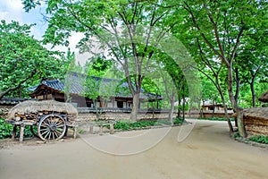 Folk Village,Traditional Korean style architecture in Suwon. photo