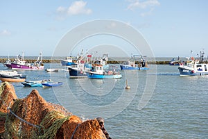 Folkestone harbour, Kent, UK