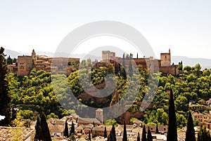 The Alhambra of Granada in Spain photo