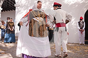 Folklore dance typical Ibiza Spain