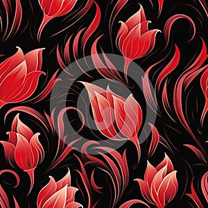Folklore inspired floral design photo