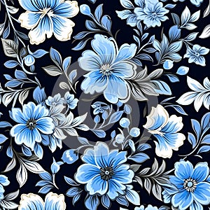 Folklore inspired floral design photo