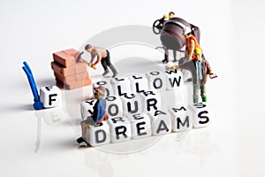 follow your dreams concept, living a meaningful life