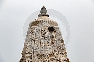 Top of historical temple of kumbhalgardh fort at Rajasthan photo
