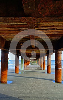 Folly Beach Pier near Charleston South Carolina