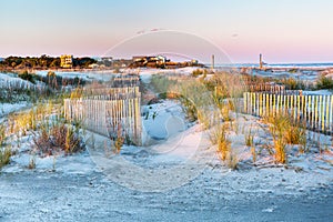 Folly Beach Sand and Erosion Fencing South Carolina