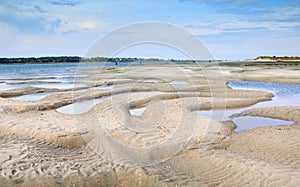 Folly Beach with Tidal Pools Charleston South Carolina