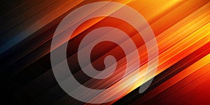 Fondo de pantalla abstracto naranja negro y rojo AI-Created Content photo
