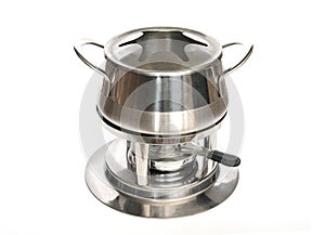 Fondue isolated on white