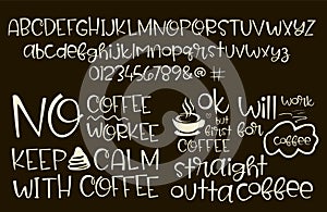 Font alphabet Script Typeface handcrafted handwritten vector label design old style