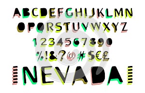 Font. Alphabet. Script. Typeface. Label