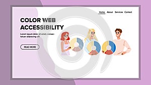 font color web accessibility vector