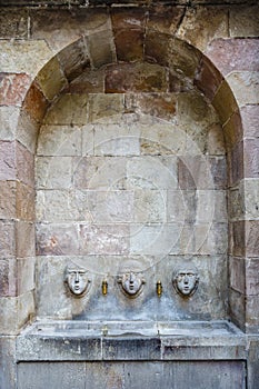 Font de Sant Just in Barrio Gotico, Barcelona, Catalonia, Spain