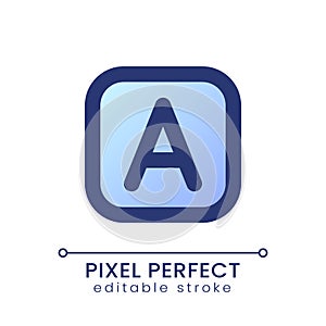 Font style pixel perfect gradient fill ui icon
