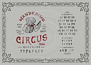 Font Wandering Circus