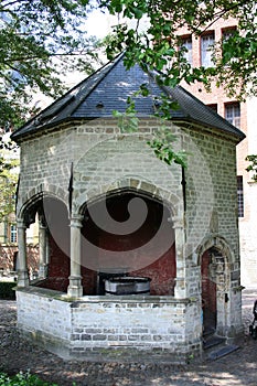 fontain in front of the church