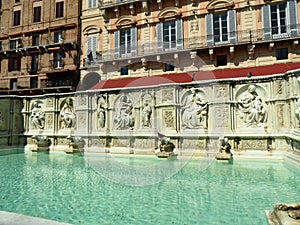 Fontain in Siena photo