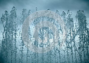 Fontain water splashing
