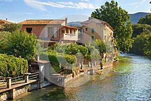 Fontaine de Vaucluse, Provence, France photo