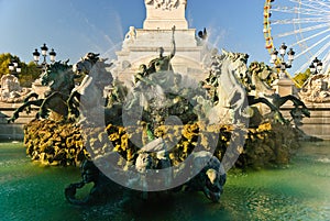 Fontaine des Girondins, Bordeaux, France