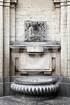 Fontaine Le Cracheur in Brussels
