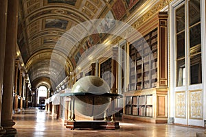 The Fontainebleau Castle library photo