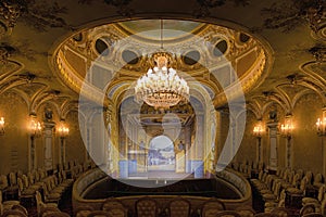 Fontainebleau, France - 16 August 2015 : Interior view