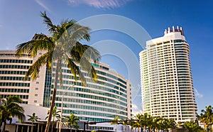 The Fontainebleau Hotel, in Miami Beach, Florida. photo