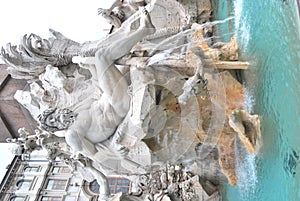 Fontana dei quattro fiumi, Roma