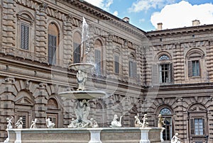 Fontana del Carciofo, Palazzo Pitti, Florence, Italy photo