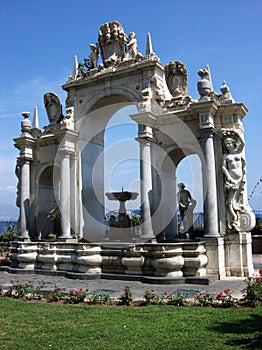 The Fontana del Gigante,Immacolatella,Fountain of the Giant in Naples-Italy photo