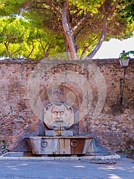 Fontana del Mascherone, Rome, Italy