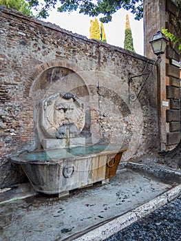 Fontana del Mascherone, Rome, Italy