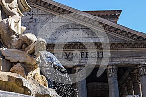 Fontana del Pantheon in Rome