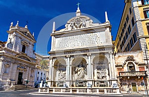 Fontana dell'Acqua Felice in Rome photo