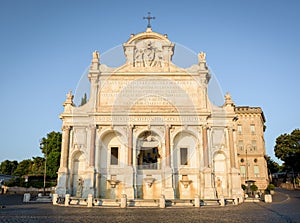 Fontana dell`Acqua Paola, a fountain in Rome, Italy