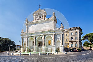The Fontana dell`Acqua Paola, Rome Italy.
