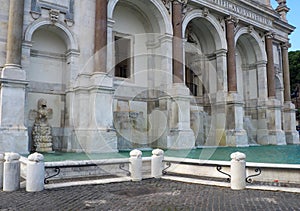 The Fontana dell`Acqua Paola in Rome, Italy