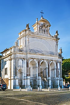 Fontana dell`Acqua Paola, Rome, Italy