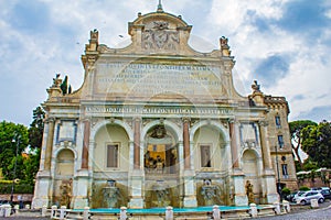 Fontana dell`Acqua Paola Rome Italy