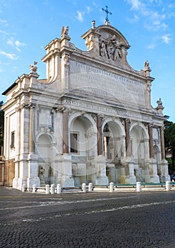 The Fontana dell`Acqua Paola in Rome, Italy photo