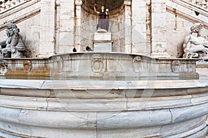 Fontana della Dea Roma on Capitoline Hill, Rome