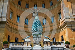 Fontana della Pigna Pine Cone Fountain from the 1st century AD,