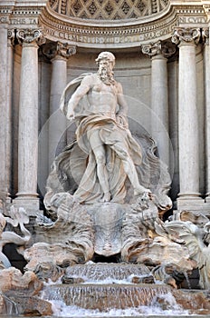 Fontana di Trevi detail photo