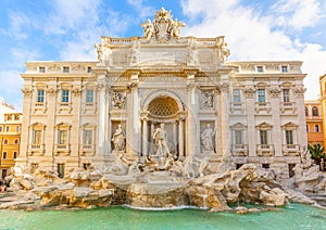 Fontana di Trevi Trevi Fountain. Rome - Italy.