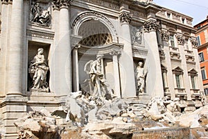 Fontana di Trevi at Piazza di Trevi, Lazio