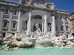 Italy. Rome. Fontana di trevi