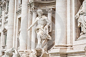 Fontana di trevi in Rome, Italy