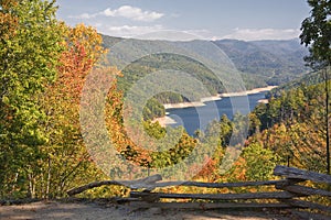 Fontana Lake in North Carolina