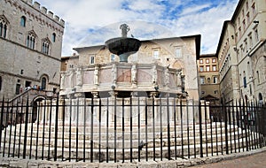 Fontana Maggiore. Perugia. Umbria.